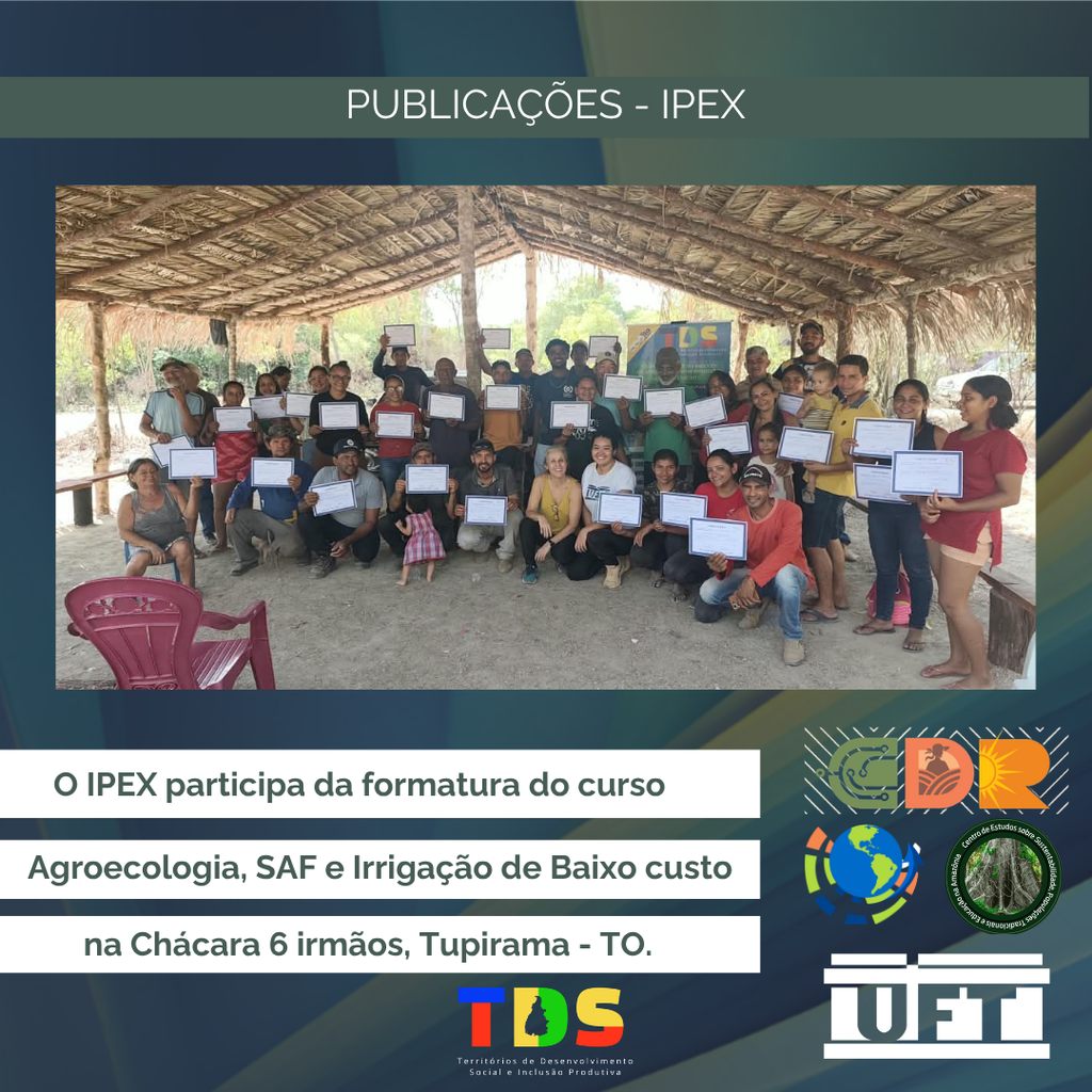 Equipe do TDS realiza formatura de curso em Tupirama
